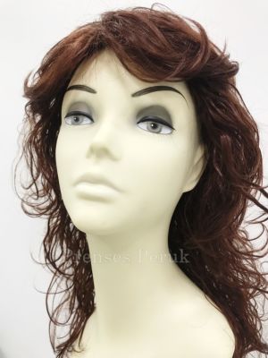 Çikolata Kahvesi Katlı Kesim Hareketli Modern Model Peruk