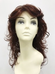 Çikolata Kahvesi Katlı Kesim Hareketli Modern Model Peruk - Thumbnail
