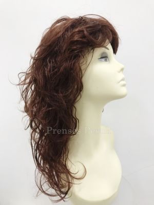 Çikolata Kahvesi Katlı Kesim Hareketli Modern Model Peruk