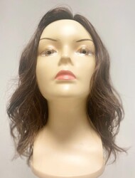 Doğal Dalgalı Gerçek Saç Peruk European Hair - Thumbnail