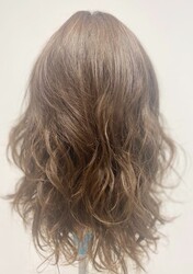 Doğal Dalgalı Gerçek Saç Peruk European Hair - Thumbnail