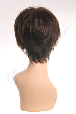 Doğal Kumral Renk Kısa Sentetik Peruk