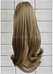 Doğal Renk Işıltılı Sentetik Postiş - Thumbnail