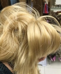 Dore Sarı Telli Hazır Topuz Modelleri - Thumbnail