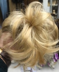 Dore Sarı Telli Hazır Topuz Modelleri - Thumbnail