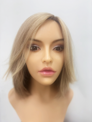 Gerçek Saç Yeni Koleksiyon Katlı Sarı Peruk