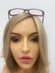 Gerçek Saç Yeni Koleksiyon Katlı Sarı Peruk - Thumbnail