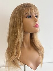 Gizli Tepe Bölgesi Uzun Boy Kahküllü Gerçek Saç Peruk - 7