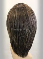 Hafif İnce Kesim Doğal Balyajlı Isıya Dayanıklı Kaliteli Sentetik Peruk-Fön Maşa Olur - Thumbnail