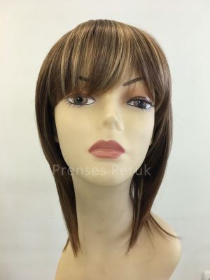 Kendi Saçınız Kadar Doğal Balyajlı Isıya Dayanıklı Kaliteli Sentetik Peruk