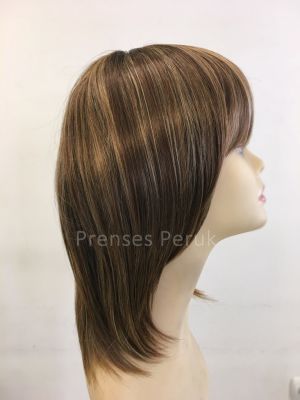 Kendi Saçınız Kadar Doğal Balyajlı Isıya Dayanıklı Kaliteli Sentetik Peruk