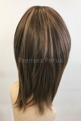 Kendi Saçınız Kadar Doğal Balyajlı Isıya Dayanıklı Kaliteli Sentetik Peruk