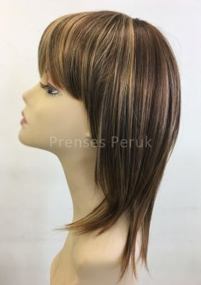 Kendi Saçınız Kadar Doğal Balyajlı Isıya Dayanıklı Kaliteli Sentetik Peruk