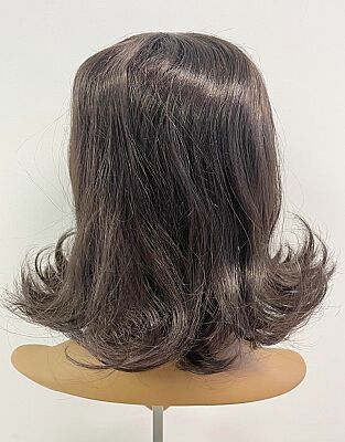 Kestane Renk Kahküllü Küt Kesim Sentetik Peruk - 4