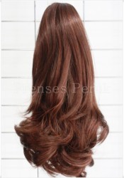 Kızıl Renk Sentetik Postiş 40 cm - Thumbnail