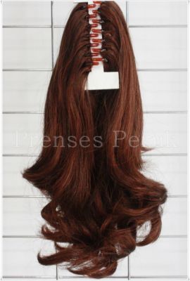 Kızıl Renk Sentetik Postiş 40 cm