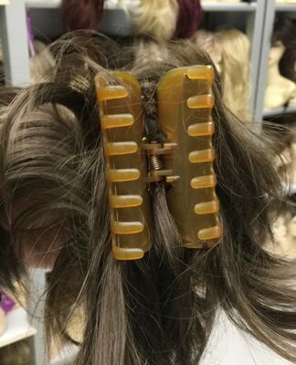 Kumral Renk Hazır Telli Topuz