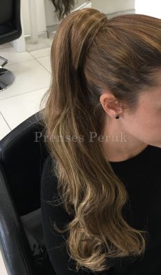 Kumral Röfleli 65 cm Kaliteli Sentetik Atkuyruk