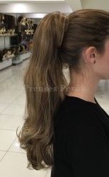 Kumral Röfleli 65 cm Kaliteli Sentetik Atkuyruk - Thumbnail