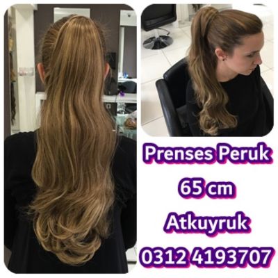 Kumral Röfleli 65 cm Kaliteli Sentetik Atkuyruk