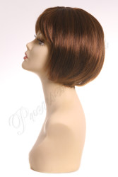 Küt Sentetik Peruk Karamel Renk - Thumbnail