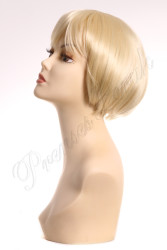 Küt Sentetik Peruk Platin Sarısı - Thumbnail