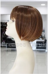 Modern Kısa Doğal Sentetik Peruk - Thumbnail