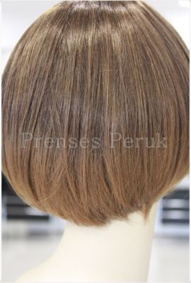 Modern Kısa Doğal Sentetik Peruk