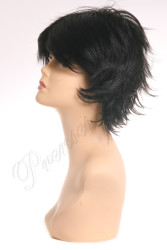 Sentetik Kısa Boy Peruk - Thumbnail