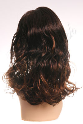 Sentetik Peruk Dalgalı Cilt Görünümlü