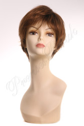 Sentetik Peruk Hafif ve Doğal Karamel Renk - Thumbnail