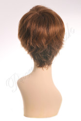 Sentetik Peruk Hafif ve Doğal Karamel Renk - Thumbnail