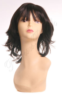 Sentetik Peruk Katlı Kesim Hareketli Fön