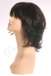 Sentetik Peruk Katlı Kesim Hareketli Fön - Thumbnail