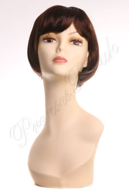 Sentetik Peruk Modern Kısa Küt