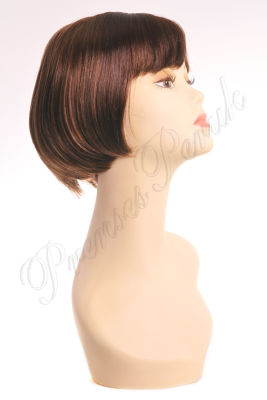 Sentetik Peruk Modern Kısa Küt