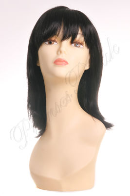 Sentetik Peruk Orta Boy Doğal