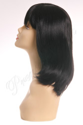 Sentetik Peruk Orta Boy Doğal - Thumbnail