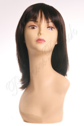 Sentetik Peruk Orta Boy Doğal Model - Thumbnail