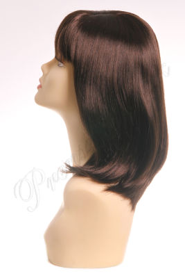 Sentetik Peruk Orta Boy Doğal Model