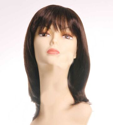 Sentetik Peruk Orta Boy Doğal Model