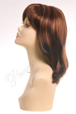 Sentetik Peruk Orta Boy Doğal Model