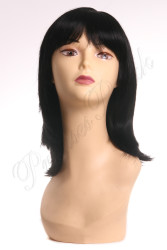 Sentetik Peruk Orta Boy Doğal Model - Thumbnail