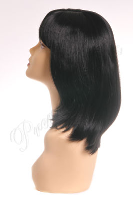 Sentetik Peruk Orta Boy Doğal Model