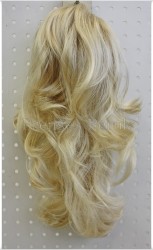 Sentetik Postiş 45 cm Platin Renk - Thumbnail