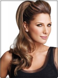 Sentetik Postis 50 cm Uçlar Hafif Dalgalı - Thumbnail