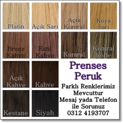 Sentetik Postis Uzun Düz Karamel 50 cm - Thumbnail