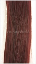 Sentetik Tokalı Postiş 65 cm Uzun Boy - Thumbnail