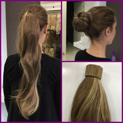 Uzun Boy Koyu Kumral Sarı Gölgeli Postiş Atkuyruk